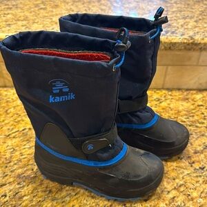 Kamik waterproof boots, big boy size 3